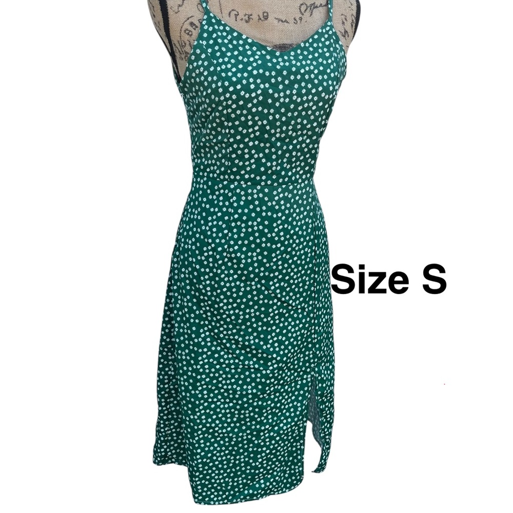 Green Polka Dot Dress